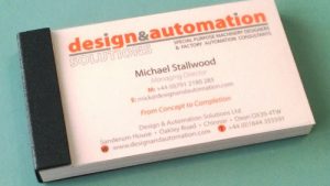 Business card cover